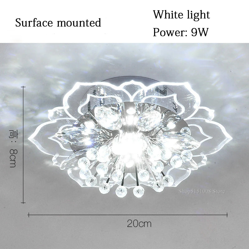 Crystal Flower Chandelier - Seliora