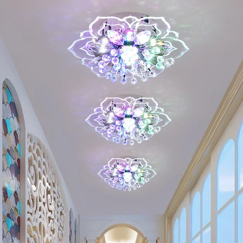 Crystal Flower Chandelier - Seliora