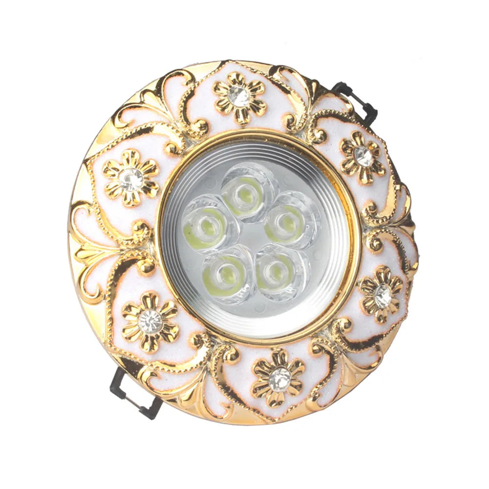 Luxury Diamond Gold Recessed Downlight - Seliora