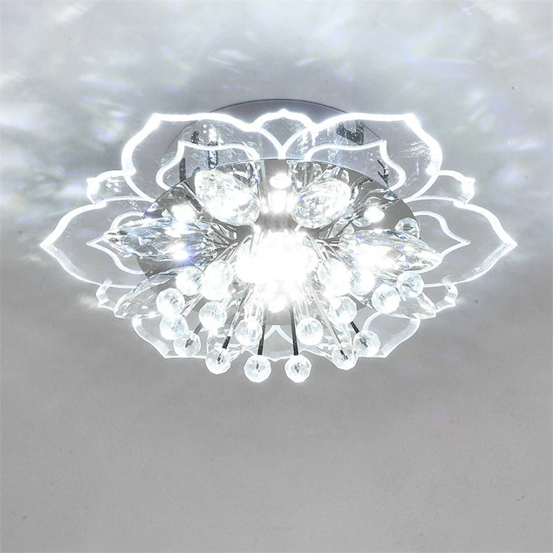 Crystal Flower Chandelier - Seliora