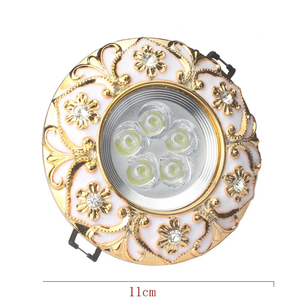 Luxury Diamond Gold Recessed Downlight - Seliora