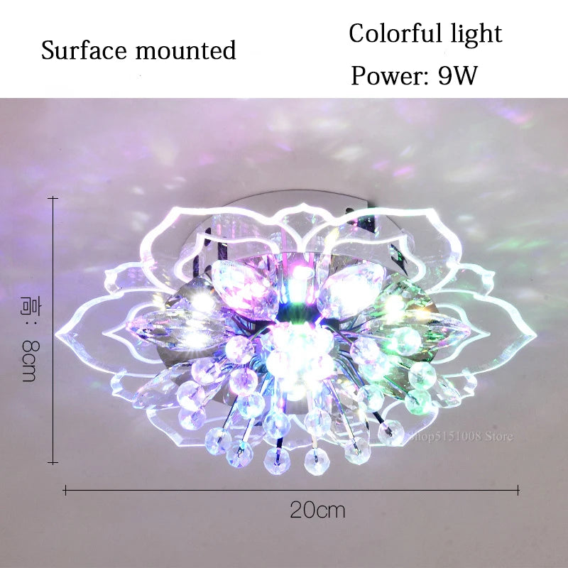 Crystal Flower Chandelier - Seliora