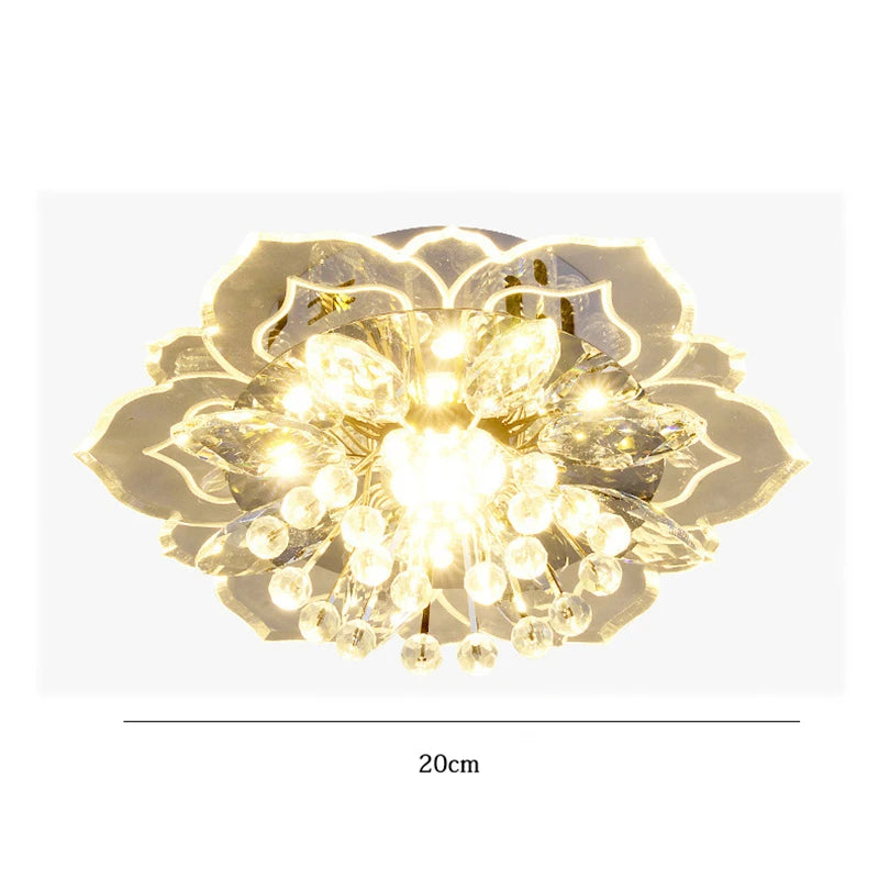 Crystal Flower Chandelier - Seliora