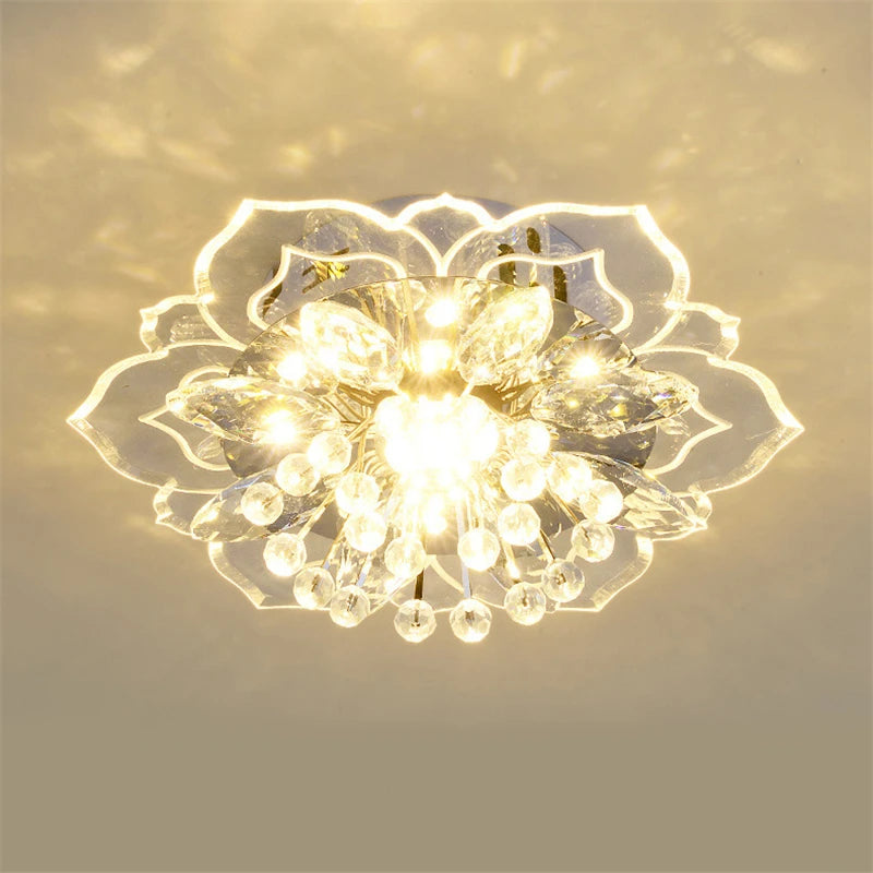Crystal Flower Chandelier - Seliora