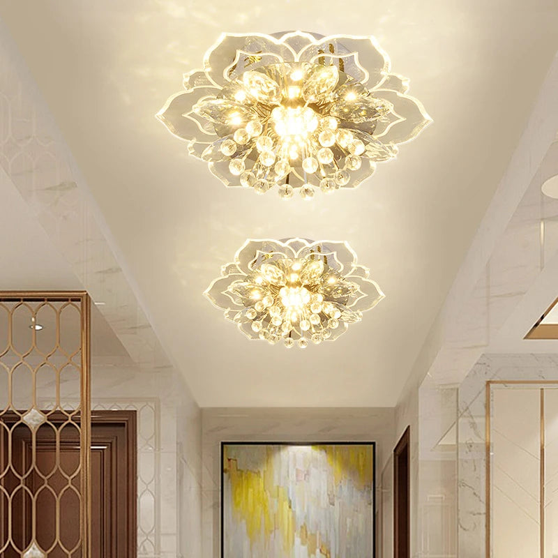 Crystal Flower Chandelier - Seliora
