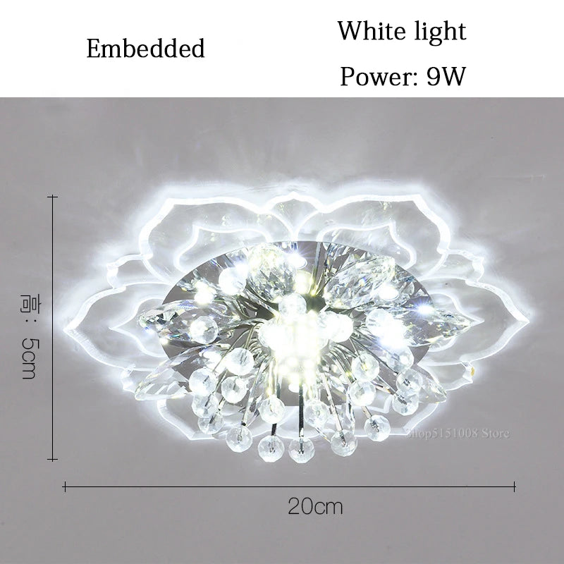 Crystal Flower Chandelier - Seliora