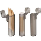 1pc Portable Toothpick Box Plastic Reusable Toothpick Storage Holders Cotton Case for Home Living Room Outdoor Travel