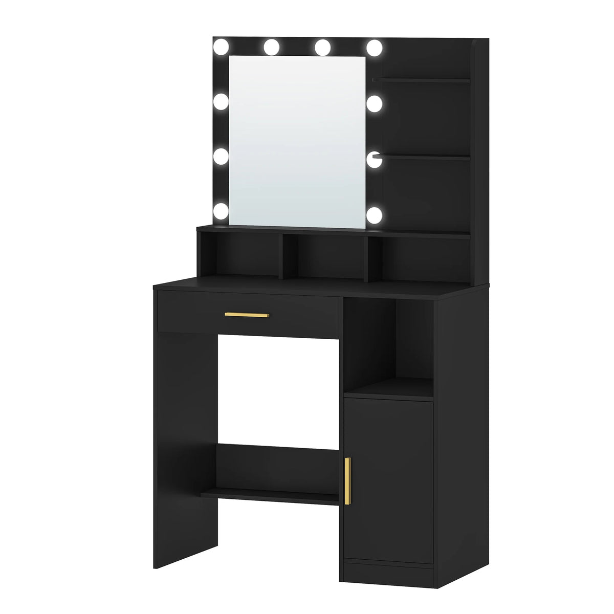 LED Vanity Dressing Table with Mirror - Seliora