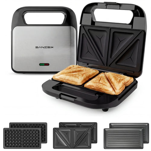 3-in-1 Sandwich & Waffle Maker - Seliora