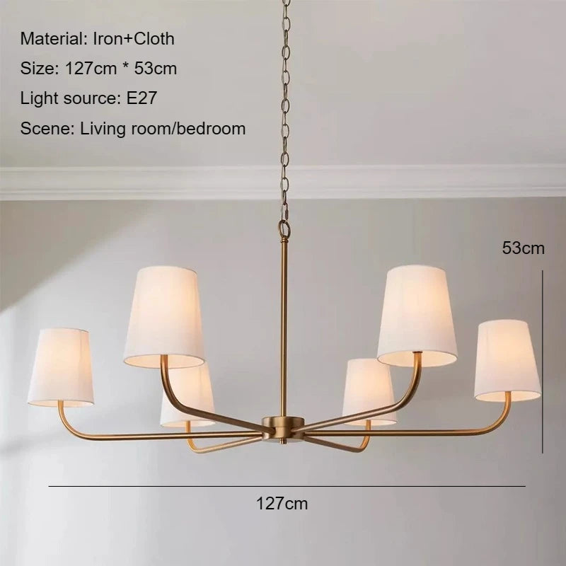 Modern Fabric Pendant Light - Seliora