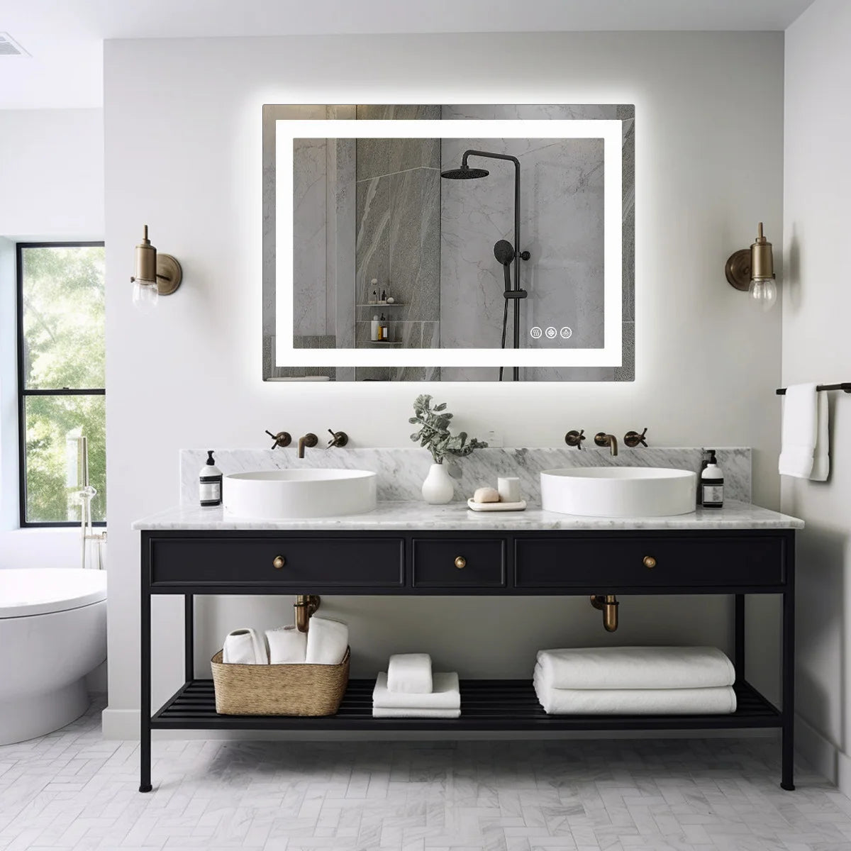LED Wall-Mounted Vanity Mirror - Seliora