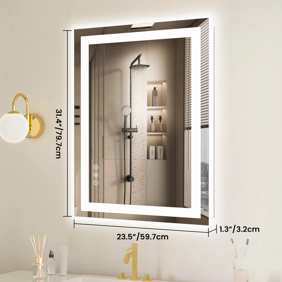 LED Wall-Mounted Vanity Mirror - Seliora