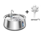 Cat Fountain Stainless Steel Pet Water Feeder 4L Large Capacity Automatic Pet Water Dispenser Multi-layer Filtration Water Bowl