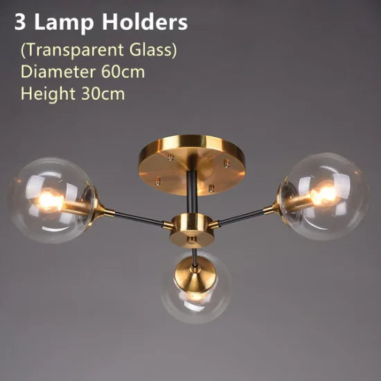 Bubble Glass Flower Ceiling Light - Seliora