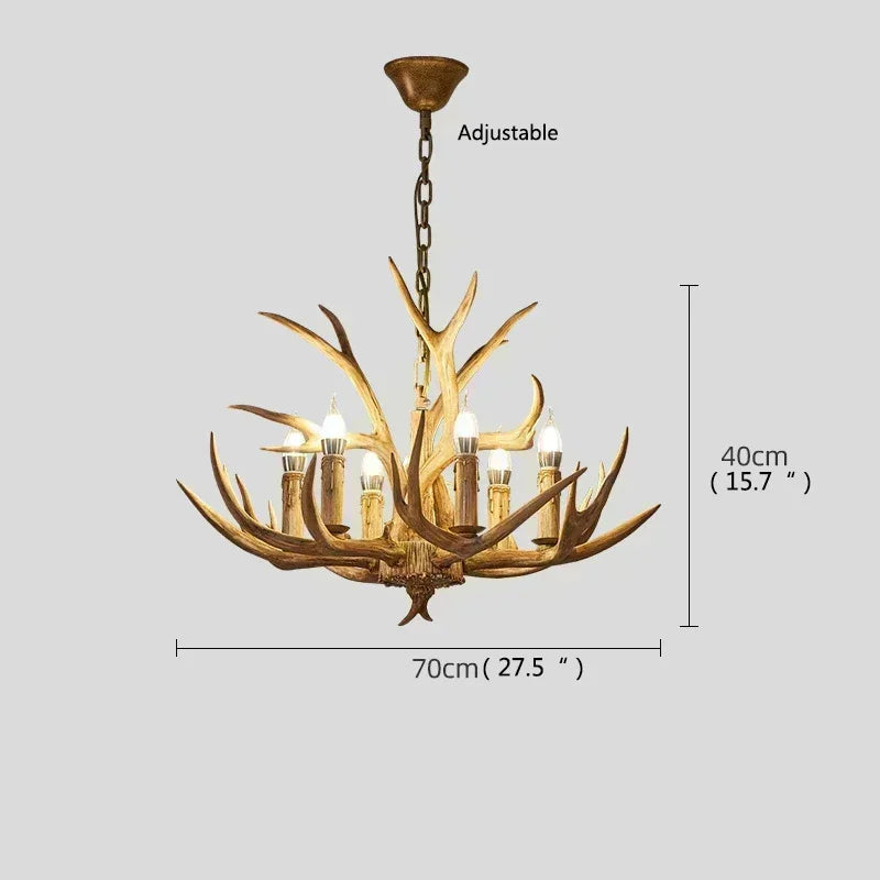Antler Deer Chandelier - Seliora