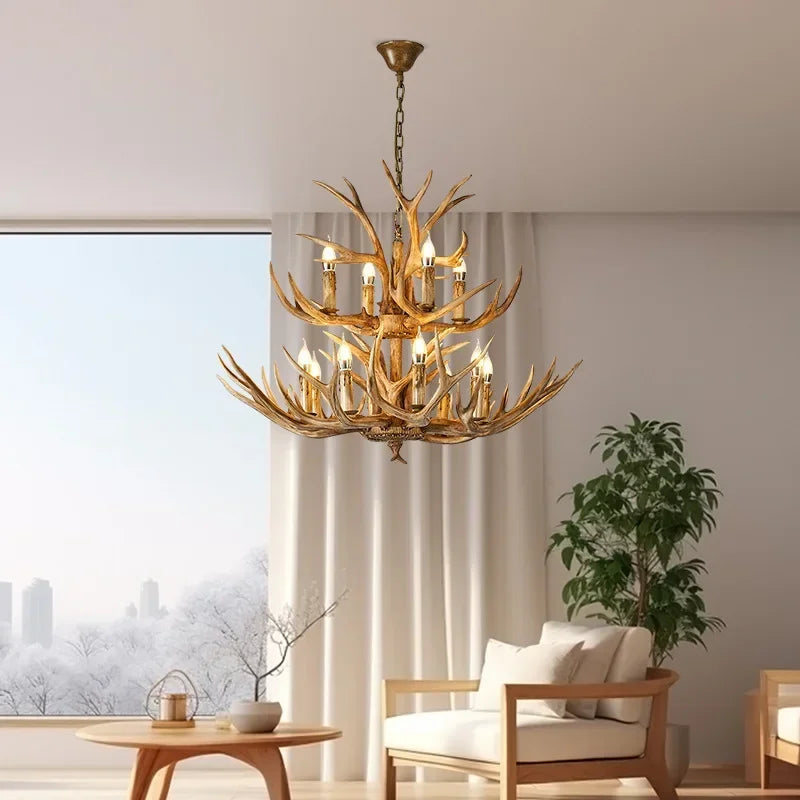 Antler Deer Chandelier - Seliora