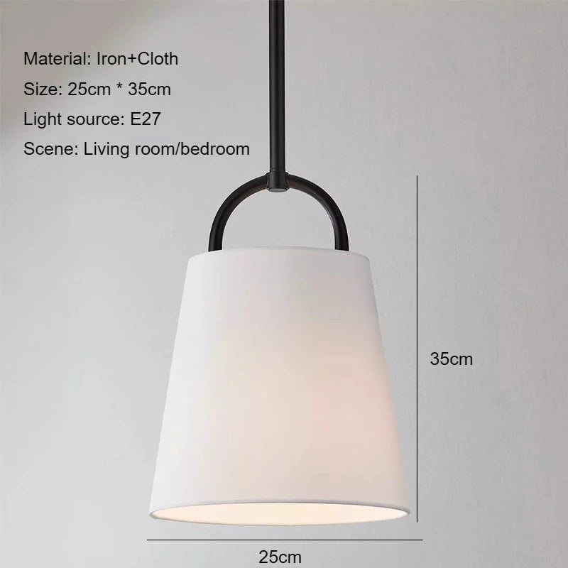 Modern Fabric Pendant Light - Seliora