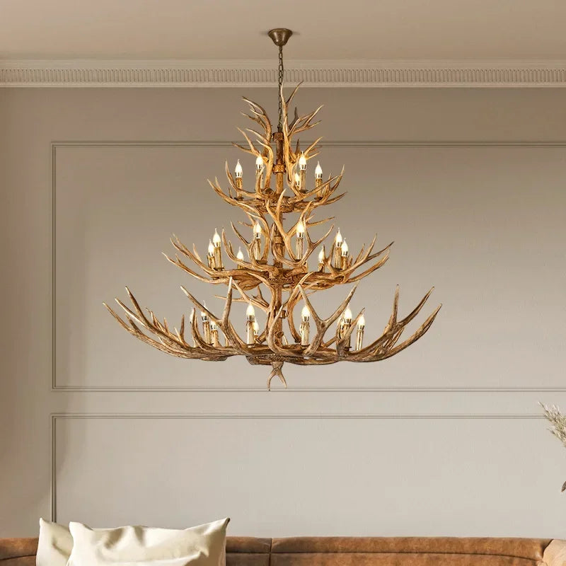 Antler Deer Chandelier - Seliora