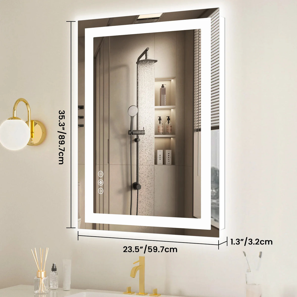 LED Wall-Mounted Vanity Mirror - Seliora