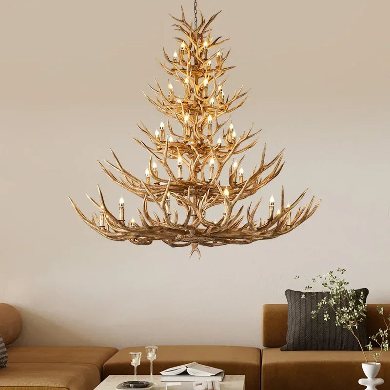 Antler Deer Chandelier - Seliora