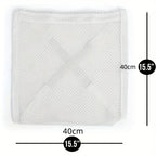 2 White Shoe Laundry Bags, Sports Shoe Laundry Bags, Mesh Design, Perfect for Shoes and Clothes