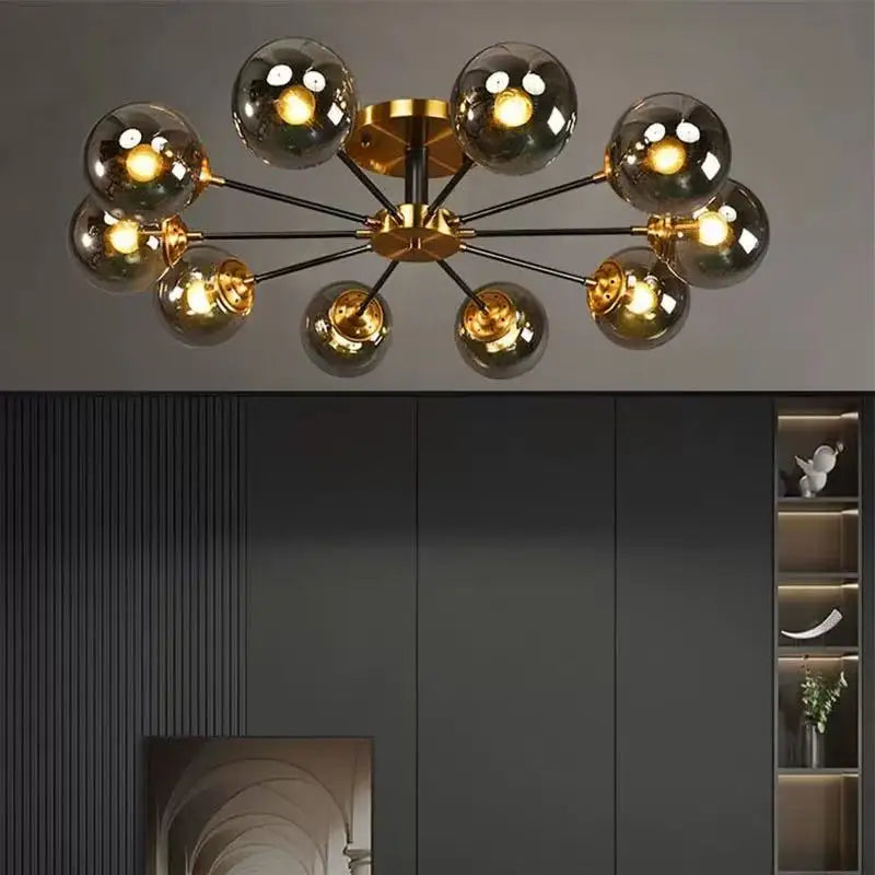 Bubble Glass Flower Ceiling Light - Seliora