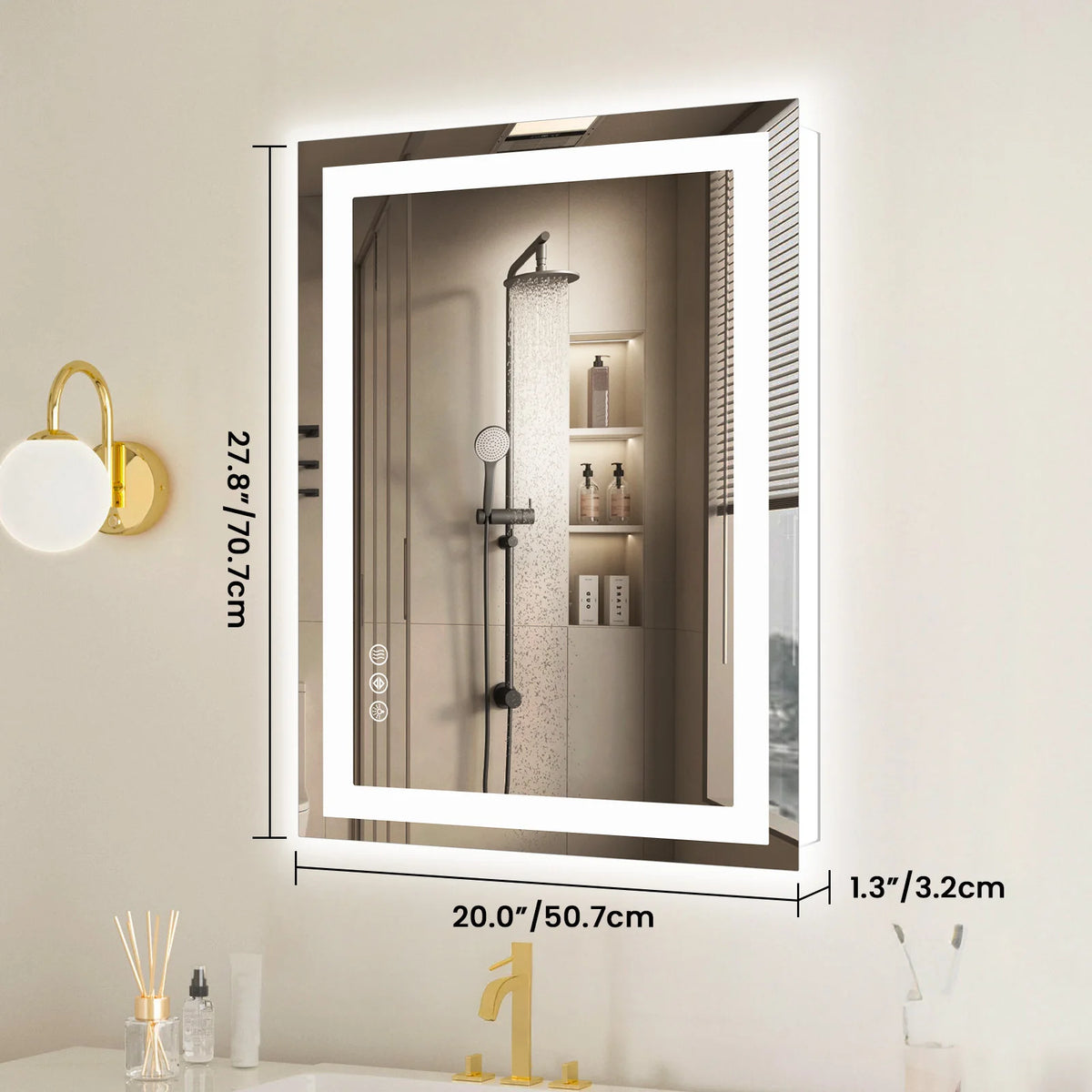 LED Wall-Mounted Vanity Mirror - Seliora