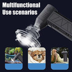 Electric Air Duster Handheld Turbo Fan 3 Gear Adjustable Portable Blower Compressed Air Cleaner for PC Keyboard Pet Drying