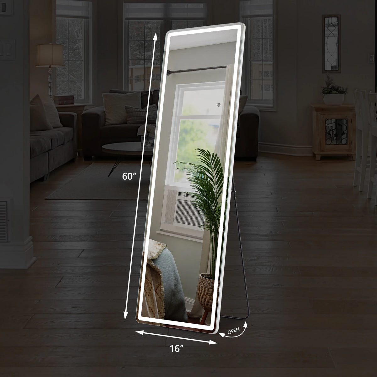 Full-Length LED Dimmable Mirror - Seliora