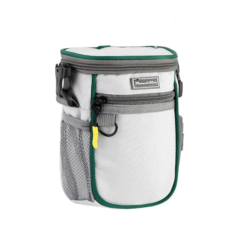 Dog Treat Pouch Puppy Treat Snack Bag Outdoor Reflective Pet Treat Bag with Adjustable Waist Belt for Training Traveling Walking