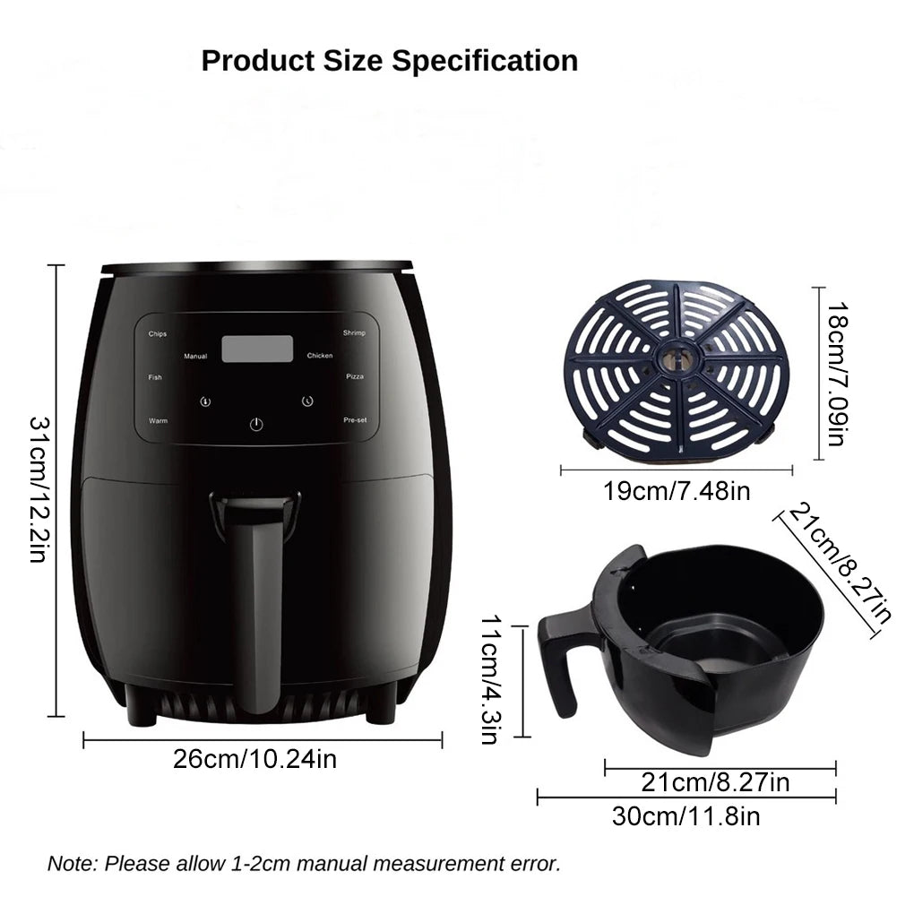 6L Digital Air Fryer - Seliora