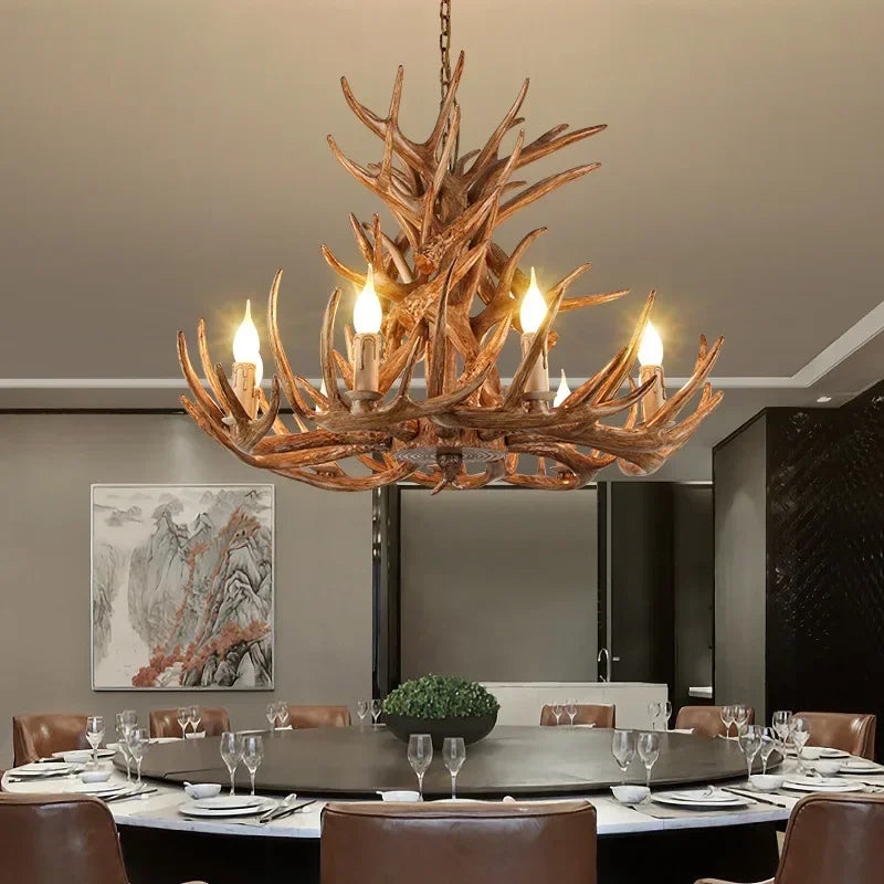 Antler Deer Chandelier - Seliora