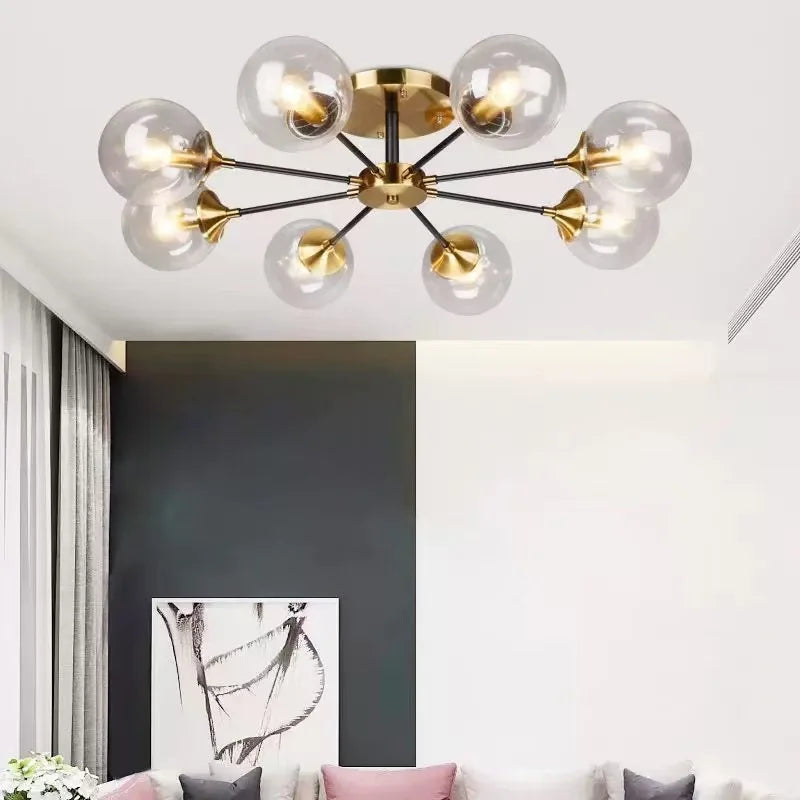 Bubble Glass Flower Ceiling Light - Seliora